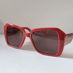 Bold Red Square Women's Sunglasses